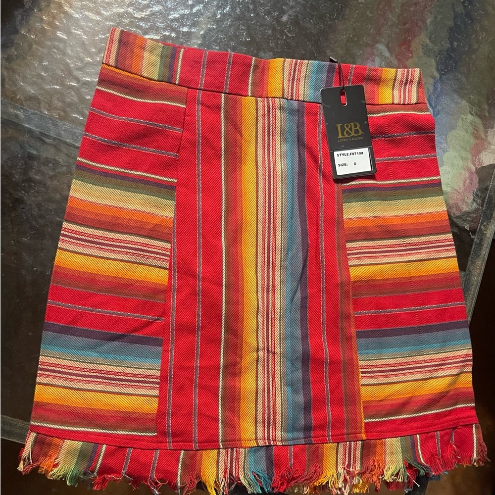 Serape Skirt size SMALL! Say that 10 times fast 😆